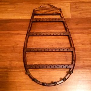 Wooden jewelry display